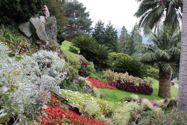 istock Garden at Lake Como 1413269597