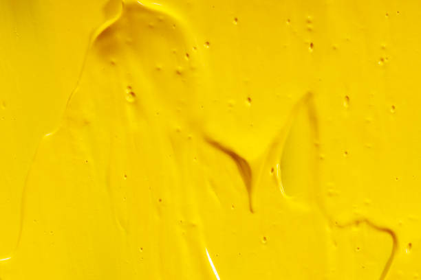 istock yellow oil paint. background for design 1413270528