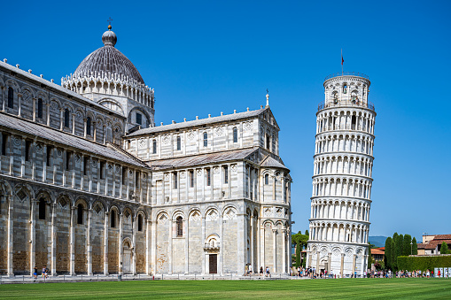 Leaning tower of Pisa with Santa Maria Assunta