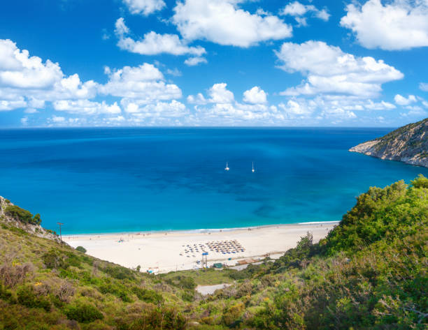 istock Myrtos beach, Kefalonia, Greece 1413274619