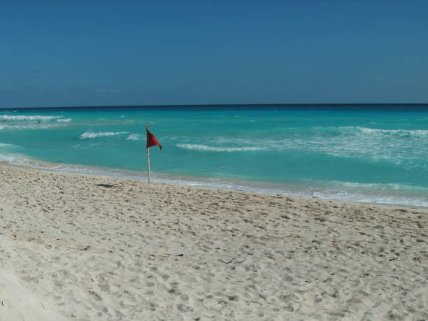istock Beautiful beach in Cancun 1413275351