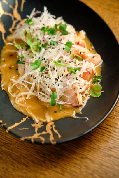 istock Trout flakes with avocado diced 1413281282