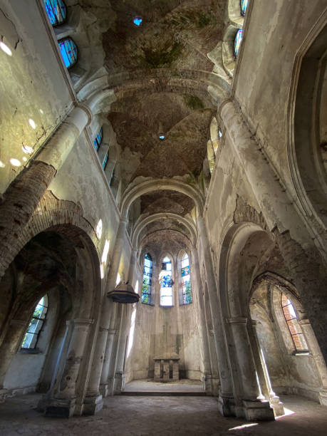 istock old abandoned cathedral church 1413284763