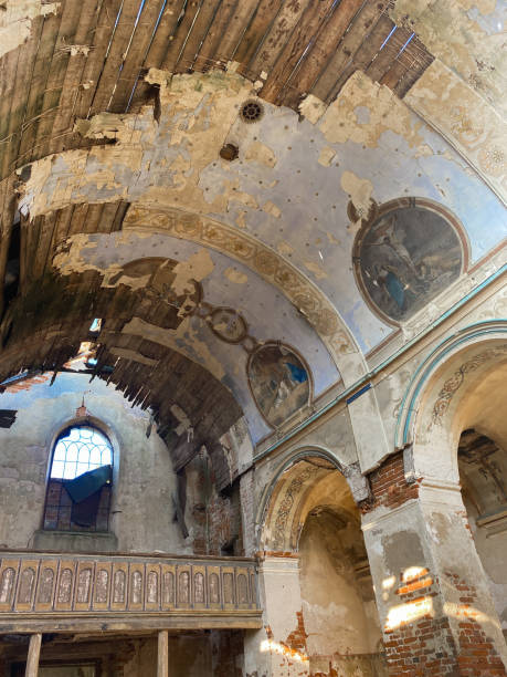 istock old abandoned cathedral church 1413284775