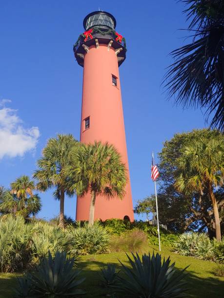 Beautiful sunny winter day on Jupiter's FL, Lighthouse.