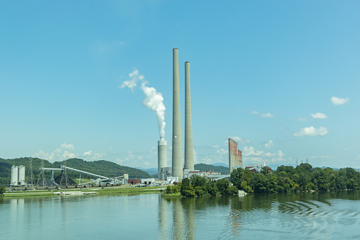 This is a coal manufacturing plant in Tennessee in the United States.