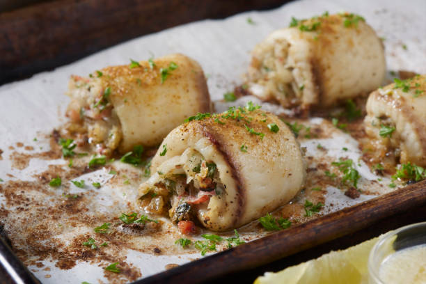 istock Creamy Crab Stuffed Tilapia 1413289014