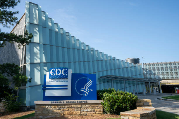 CDC Headquarters - Edward R. Roybal Campus Atlanta, GA, USA - June 15, 2022: Exterior view of the David J. Sencer CDC Museum at the Edward R. Roybal campus, the headquarters of the Centers for Disease Control and Prevention (CDC) in Atlanta, Georgia. CDC is the national public health agency of the United States, under the Department of Health and Human Services (HHS). Georgia Tech OMSCS stock pictures, royalty-free photos & images
