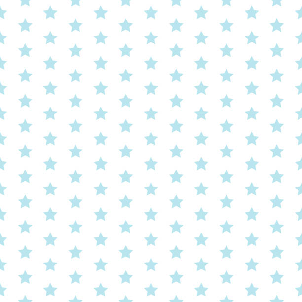 istock Holidays seamless pattern consisting of stars on white background. Perfect for use Happy Birthday, Merry Christmas, Halloween. Decoration element. Vector Illustration 1413293153