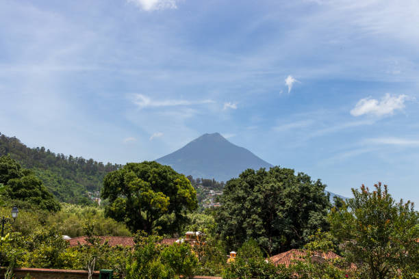 istock Agua volcano in Guatemala landscape 1413299291