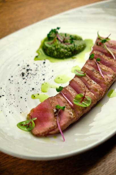 istock Sliced steak with blood 1413303050