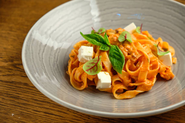 istock Italian pasta with cheese. National cuisine 1413303077
