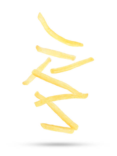 istock French fries falling in the air isolated on white 1413303329