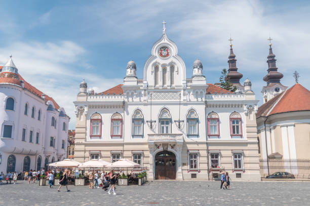 vicariatul sarbesc (plebania serbska). - timisoara zdjęcia i obrazy z banku zdjęć