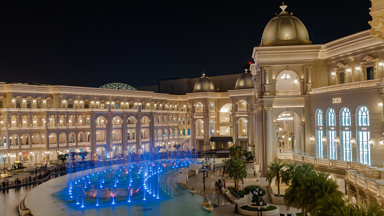 Lusail, Qatar -July 07,2022 : The newly opened luxurious Place Vendome Mall