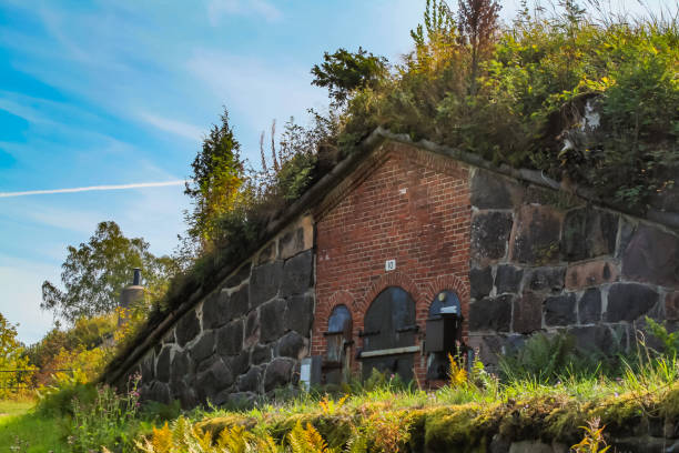 Abandoned fortress on Kuninkaansaari island