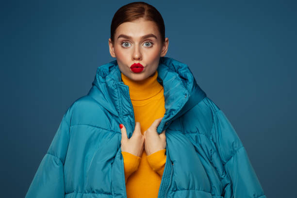 istock Beautiful emotional woman with bright make-up 1413307713