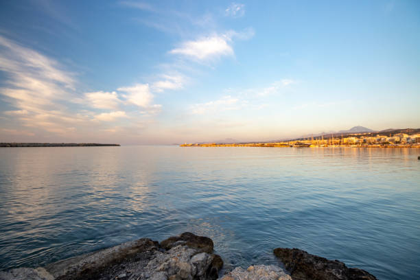 istock Sunset over Rethymnon Town in Crete, Greece 1413309295