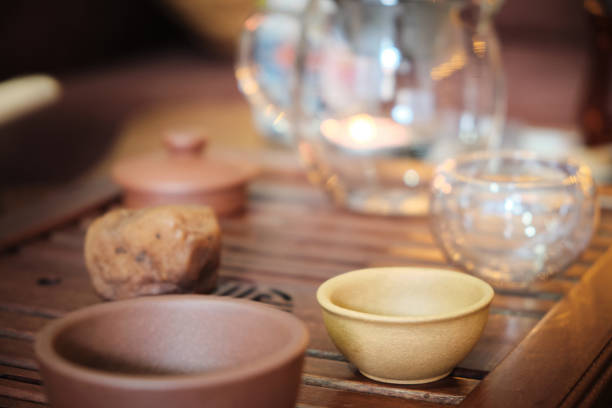 istock Traditional chinese tea ceremony utensils 1413318201