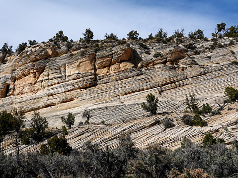 Cross bedded sandstone. Grand Staircase Escalante National Monument