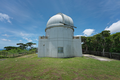 Okinawa,Japan - July 3, 2022: Ishigakijima astronomical observatory in Ishgakijima island
