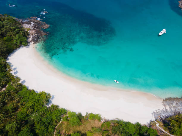 istock Aerial view beach and sea 1413328368