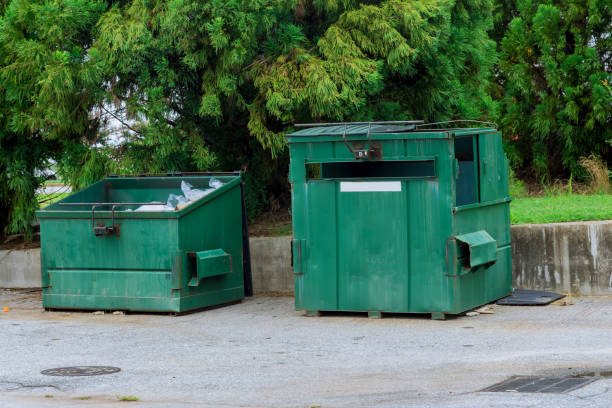istock In the vicinity of an apartment building, there is a garbage container bin 1413330112