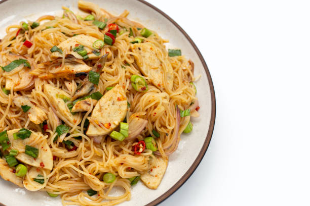 istock Rice vermicelli noodles spicy salad 1413339452