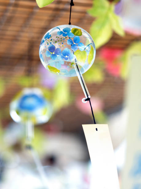 istock Japanese glass wind chime 1413340569