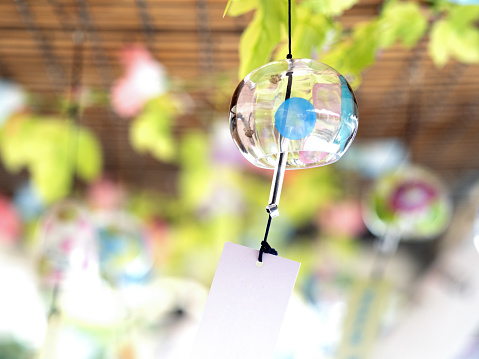 Japanese glass wind chime