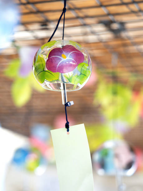 istock Japanese glass wind chime 1413340630