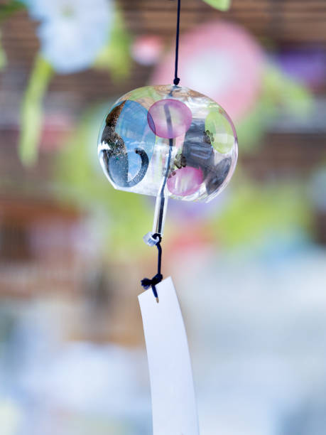 istock Japanese glass wind chime 1413340636
