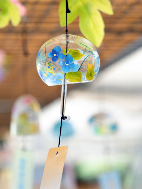 istock Japanese glass wind chime 1413340637