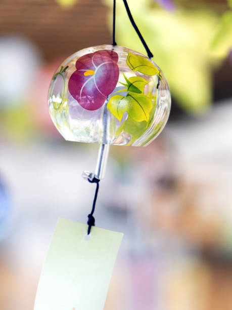 istock Japanese glass wind chime 1413341067