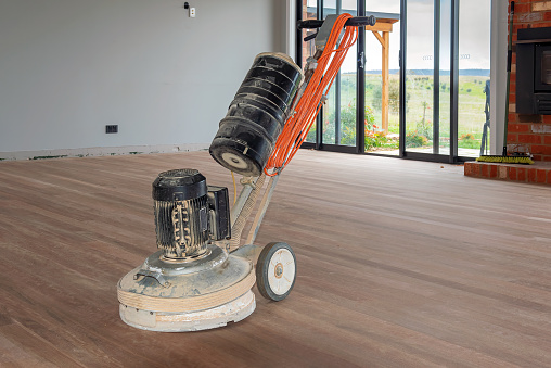 Timber floor sanding equipment
