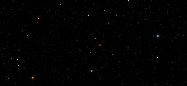 istock Night Sky Background. Colorful stars 1413358944