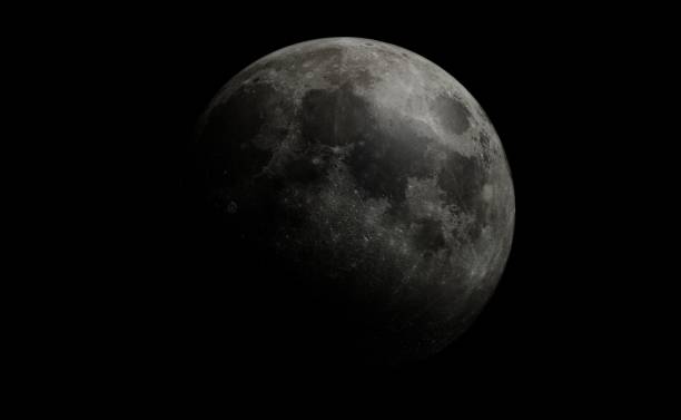 istock Super moon shine wonderful with back background. 3D rendering. 1413358969