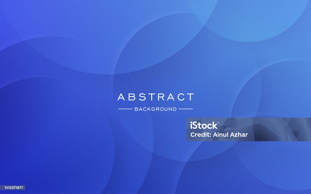 Modern Dynamic Blue Gradient Circle Shape Shadow And Light Dimension ...