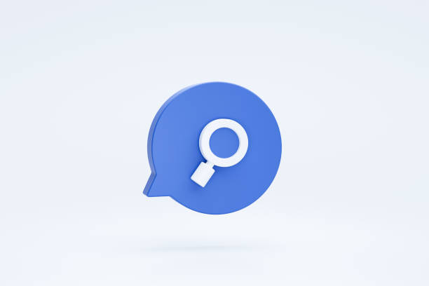 istock Magnifier search sign or symbol website icon 3d rendering 1413372141