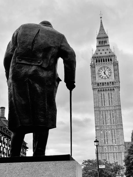 チャーチル、ビッグベン - winston churchill ストックフォトと画像