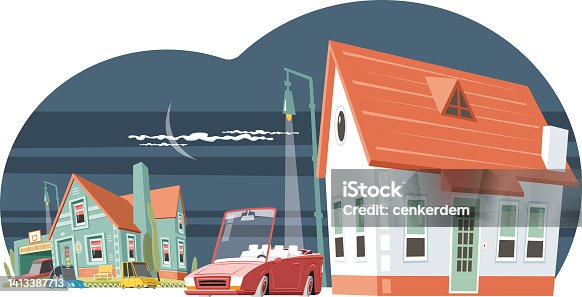 istock DETACHED HOUSE 1413387713