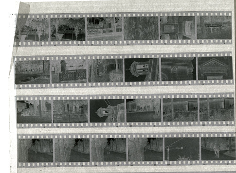 Background of of photohraphic negative films. Black and white strips.