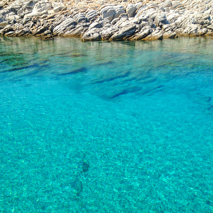 Turquoise sea pattern