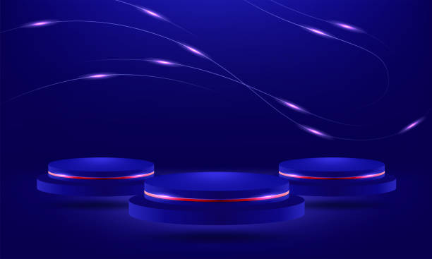 istock elegant podium with light effect for show your product 1413398941