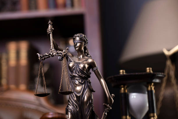 istock Law theme - judge office. 1413399000