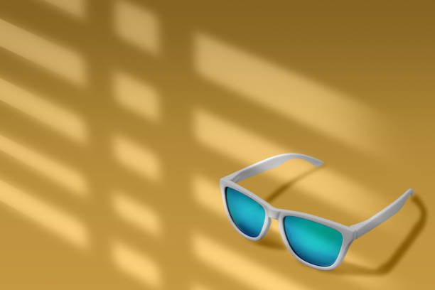 istock Studio shot of modern sunglasses on colorful background. 1413402144