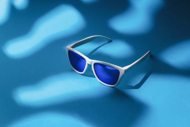 istock Studio shot of modern sunglasses on colorful background. 1413402148