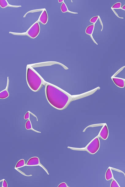 istock Studio shot of modern sunglasses on colorful background. 1413402150