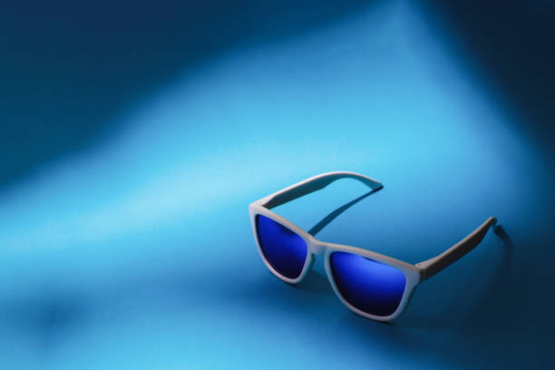 istock Studio shot of modern sunglasses on colorful background. 1413402162