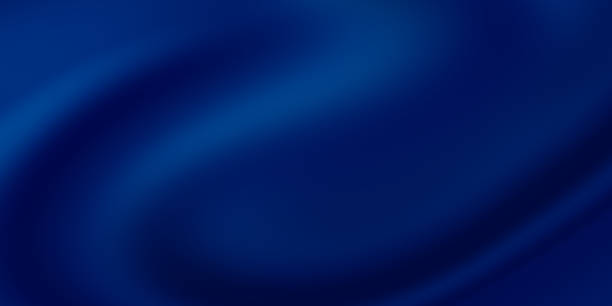 istock Soft blue wave gradient mesh wallpaper. Dark blue and light blue color gradient. Beautiful, cool, and modern dark background wallpaper 1413403467
